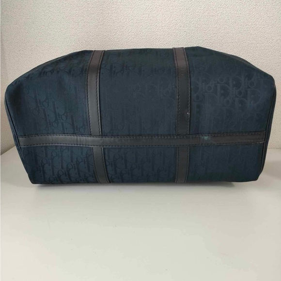 Dior Blue Oblique Monogram Boston Navy Duffle 40cm - Picture 10 of 15